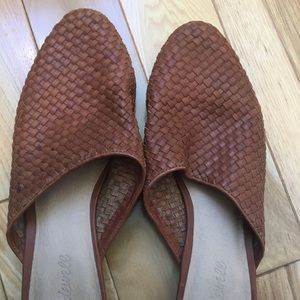 Madewell Woven Leather Mules